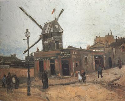 Vincent Van Gogh Le Moulin de la Galette (nn04) Spain oil painting art
